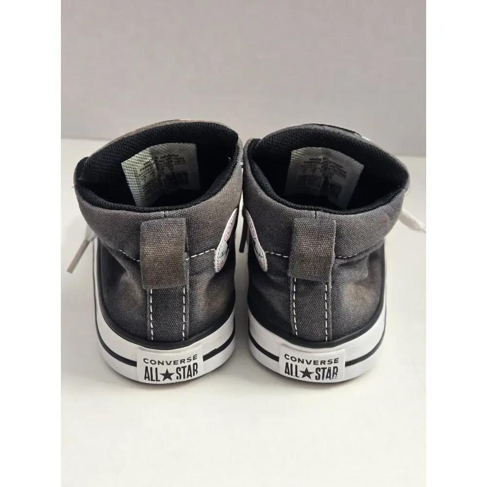CONVERSE Chuck Taylor Gray All Star Street Mid Little Kids 7 Mid Top Sneakers